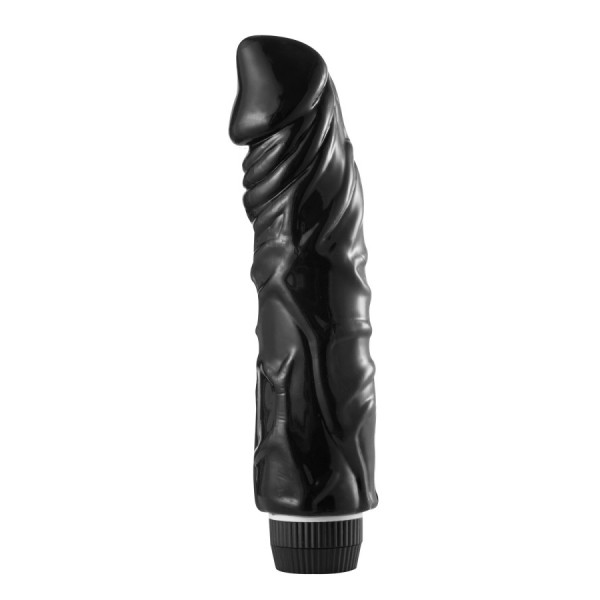 Vibromasseur réaliste couleur noir 22 cm de long 
